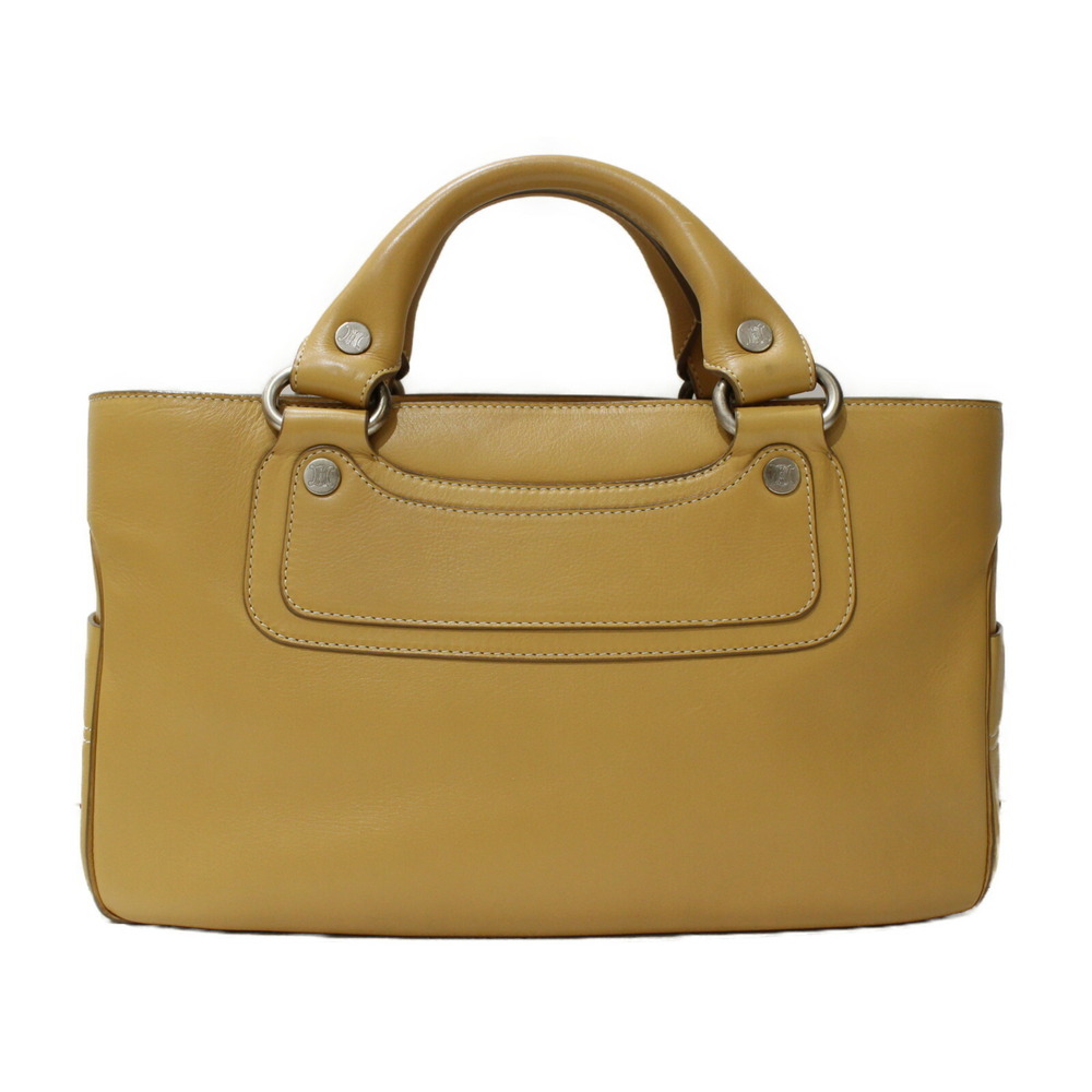 CELINE Boogie Bag Yellow Leather Handbag - Picture 4 of 7